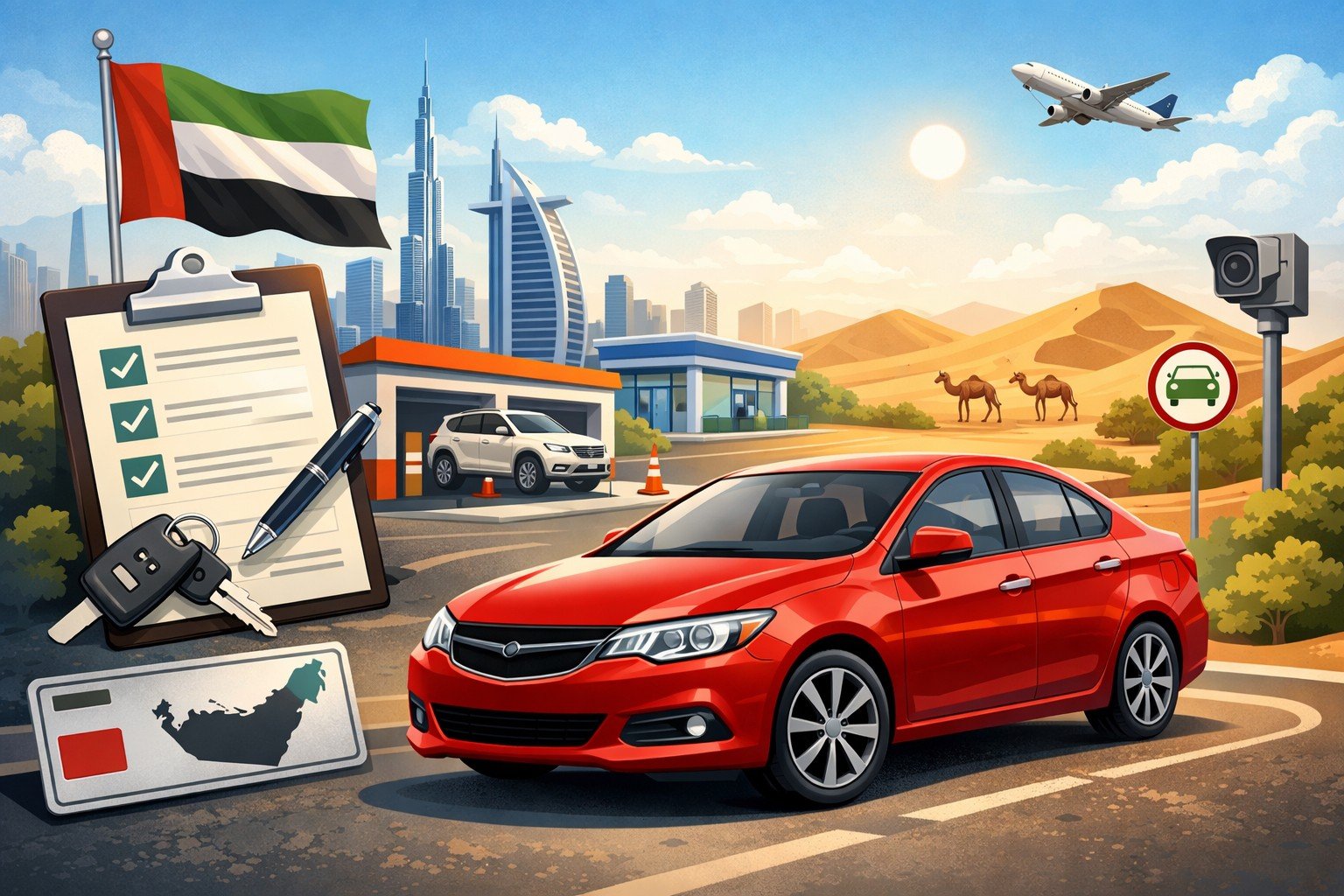 How to Register a Car in the UAE